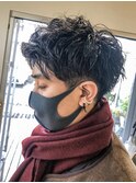 【LOVEST服部】アップバンクナチュラルパーマ/ダークアッシュ