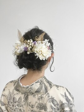 ベルクープス 天王寺店(Belle Coupes) 【BelleCoupes】岡本真由美 卒業式袴着付けヘアセット