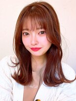 ザブックハンドサロン(The book hand salon)&nbsp;ピンク×セミロング