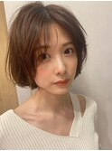 シースルーバング×小顔ショート×ボブ 20代30代40代
