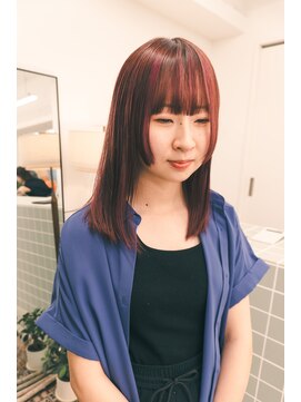 シカ(sica) ピンクバイオレットカラーに顔まわりぱつっと
