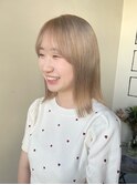beige × white