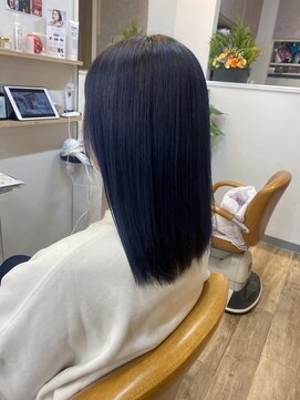 スノードロップ 高円寺店(Snowdrop) 黒髪/グレーベージュ/レイヤーロング/前髪パーマ/高円寺