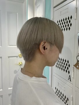 マティーナ ヘアー 池袋(Matina hair) 【ショート×ミルクティー】20代30代40代50代