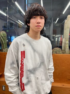 ドラマ(Dorama.) men's mullet hair