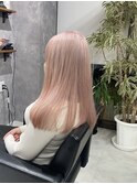 薄っすらピンクベージュ