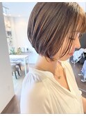 丸みショートボブ
