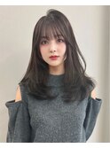【LICCA 伊崎優李】韓国ヘア/レイヤーカット/前髪/姫カット