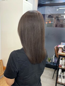 イコ 表参道原宿(ico) イルミナカラー オリーブベージュ LAケラチントリートメント