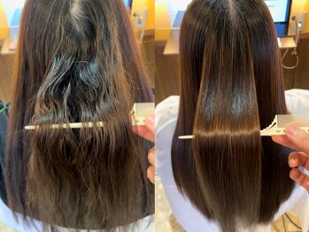 コノア スパーク(Conoah spark)の写真/<カット+縮毛矯正+トリートメント>お得なクーポン有*オーダーメイド縮毛矯正で"理想"が叶う*[守谷/新守谷]