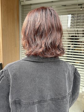 オルチェット(Olu'chette HAIR LIFE) 【深澤】暖色系カラー/外ハネボブ/ボブパーマ/ゆるふわカール