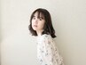 【酵素ケア付】カット+前髪縮毛矯正　￥8000