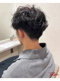 【TATSU】@tatsu.nunber☆波巻きパーマで爽やかオシャレヘアに！