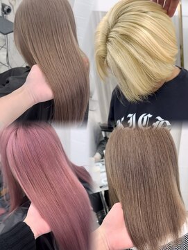 メゾン(Maison) 三宮/ダブルカラー/ハイトーン/ブリーチ/カラー/インナーカラー