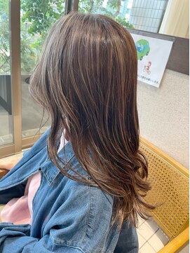 リシェールグリーン 越谷花田店(RICHAIR GREEN) ハイライトカラー/白髪ぼかし/アッシュカラー