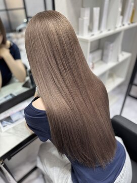 ラムシェール(LamChele) 【lamchele】ミルクティーグレージュ×ブリーチカラー