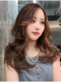 レイヤーカット小顔に見せるヘア/韓国ヘア/髪質改善/福岡/博多