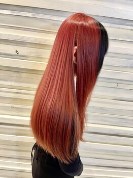 エール(a:le)の写真/[最新の縮毛矯正◎]"酸性ストレート"で髪の強度を上げ更にサラサラな輝く美髪へ導きます♪