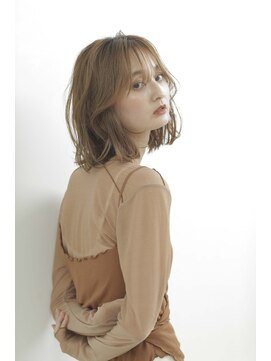 モードケイズ 調布店(MODE K's) ミルクティーベージュ_調布韓国顔周りブリーチくびれヘア