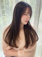 レジナヴィータ 栄(Reginavita)&nbsp;レイヤーカット ブラウンベージュ 顔周りカット 髪質改善 20代