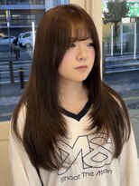 シエ バイ ケンジ 湘南台(sie by KENJE)&nbsp;こっくりマロンブラウン×レイヤーカット