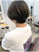ウルフ風ハンサムショート