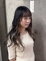 アジリ(agili)&nbsp;インナーカラー/ミルクティー/ベージュ/ヨシンモリ/顔周り