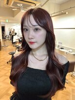 インビテーション(invitation)&nbsp;ピンクラベンダー ピンクグレー ブルベピンク 2way前髪