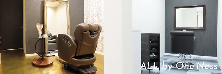 オールバイワンネス(ALL by One'Ness)のサロンヘッダー
