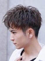 フィフス 渋谷(fifth)&nbsp;メンズスパイキーショートマッシュピンツイストスパイラルパーマ