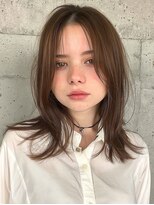 アンドレイ 表参道(andrey)&nbsp;着物ヘア/大人ガーリー/ダークアッシュ/似合わせカット/表参道