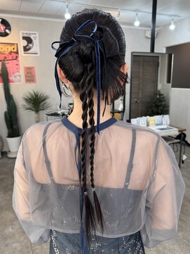 ナジック(749) 【お呼ばれセット】リボンアレンジ