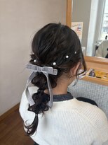スタイル 袋町(STYLE) お呼ばれヘア リボンアレンジ