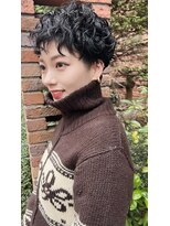 ミモザワークス(Mimosa Works) ミヤザキスタイル 20代30代40代 黒髪刈り上げハンサ ムショート