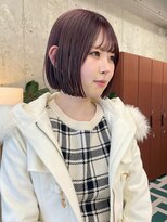 ノエ(noe)&nbsp;ミニボブ/ボブ/レイヤーカット/ダブルカラー/ブリーチ/栄r90