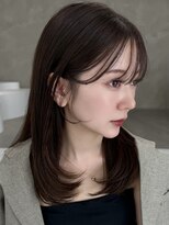 エヌ 大阪梅田店(enu)&nbsp;【大阪梅田】ラベンダーブラウン×韓国風くびれ巻き