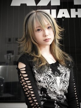 ディーカヘアーセンダイ(Di KA HAIR sendai) ”shaggy cut×design color”