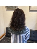 アルマヘアー(Alma hair by murasaki) ◎ブルーの裾カラー◎