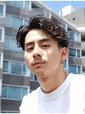 アクティブショートルーズショートルーズパーマツイスパ刈り上げ