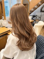 バイオレット 表参道店(Violet)&nbsp;ダブルカラーで作るブリーチなしミルクティーベージュTK-67