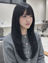 hyon myon/RISEbyREVO 綾瀬店【ヒョンミョン】&nbsp;ハッシュカット/デザインカラー/グレージュ[綾瀬駅/韓国ヘア]
