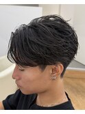 フェザーパーマ/ツイストフェザー/毛流れセンターパート/名古屋