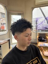 ミリオン&nbsp;スパイキーショート　フェード