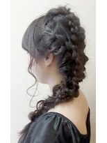 ヘアメイク イズム(HAIR MAKE ism) あみこみパーティアレンジ