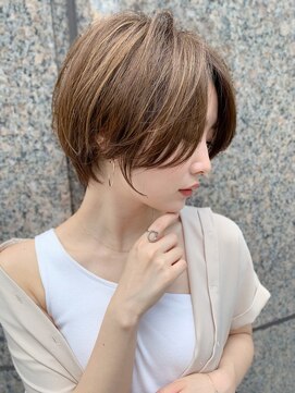 シー バイ ロンド 新宿(Sea by Lond) ハイライトで透明感アップ☆丸みショートボブ