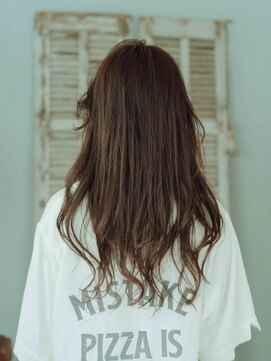 リソ 銀座(RISO) センターパートゆるロング