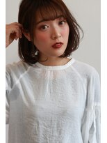 ブリーチ ラボ エーアイ 原宿店(BLEACH LABO Ai)&nbsp;20代30代40代50代 色っぽふんわりショートの重軽ウェーブヘア♪