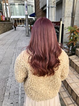 クラン 岡本(Chlan) ヨシンモリ★透け感ピンク糸ハイライトカラー