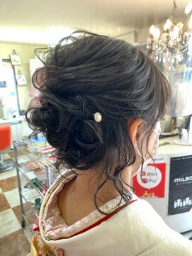 ビューティーサロン カワチ 中庄駅前店(Beauty Salon KAWACHI) アップスタイル