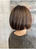 ぱつふわボブ